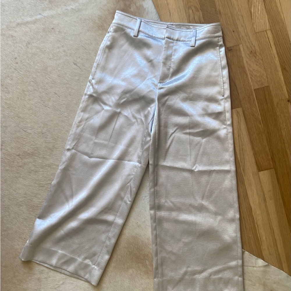 vince metallic trousers